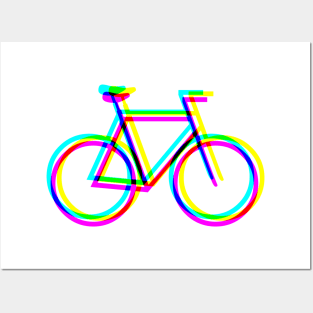 CMYK Bike Posters and Art